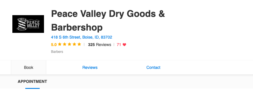 Peace Valley Dry Goods & Barbershop