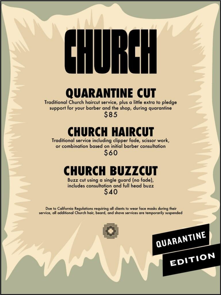 quarantine menu on its website