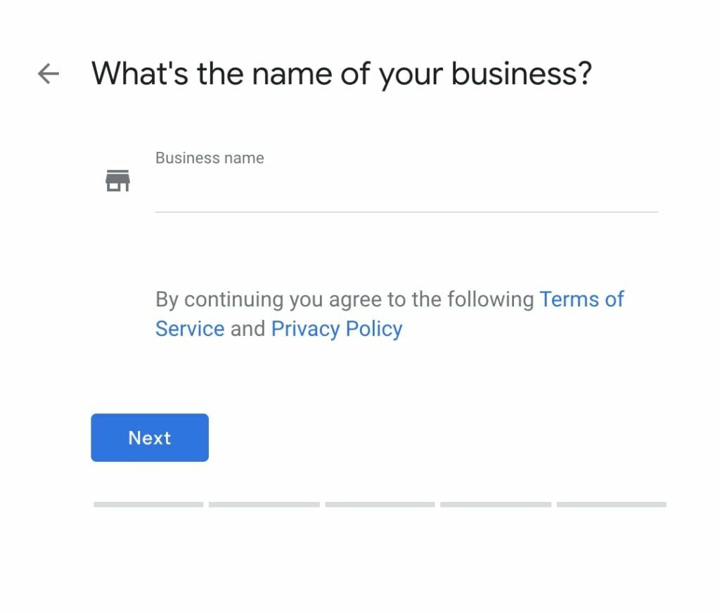 What is name of your business