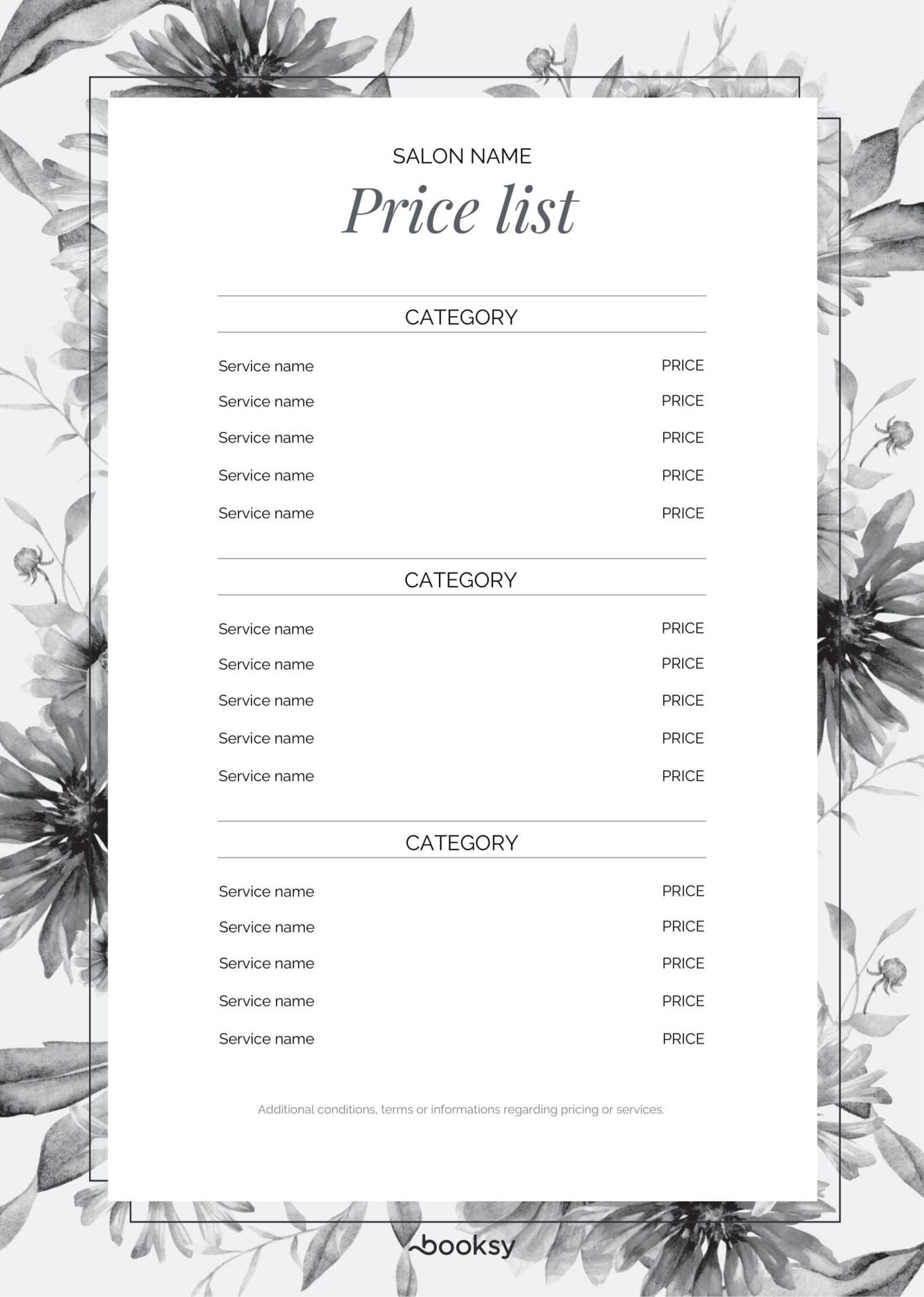 grey flowers salon price list-min