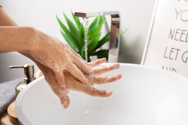 close-up-hygienic-hand-washing